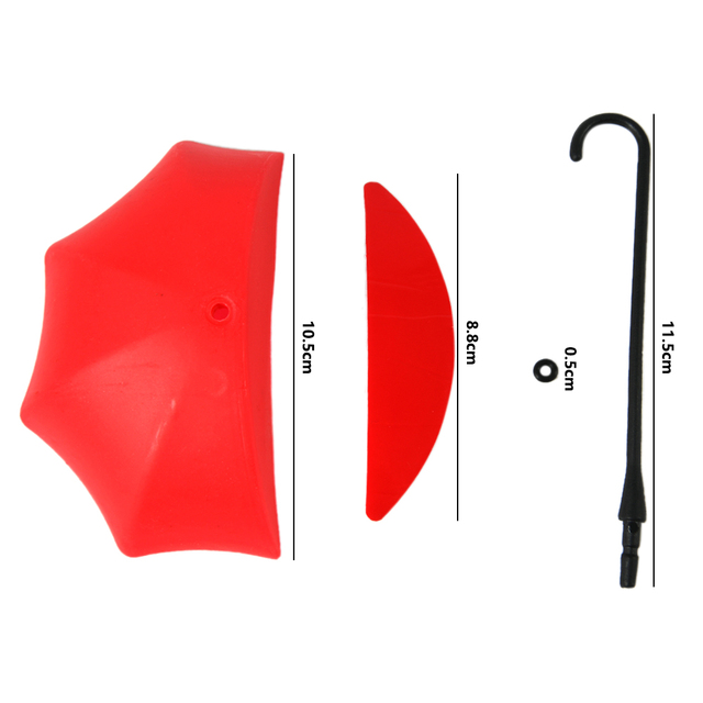 Hak self-przylepny na parasol i ubrania z lepkim stojakiem na ścianę/drzwi - kuchnia, łazienka, klucze - Wianko - 10