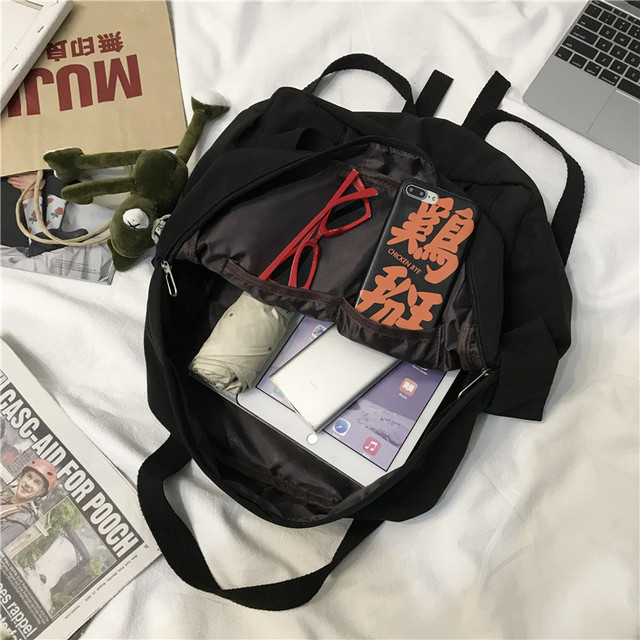 Luksusowy wodoodporny plecak szkolny dla kobiet - żaba, nylonowy plecak podróżny Mochila Feminina - Wianko - 7