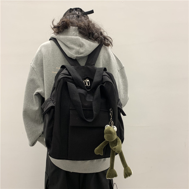 Luksusowy wodoodporny plecak szkolny dla kobiet - żaba, nylonowy plecak podróżny Mochila Feminina - Wianko - 13