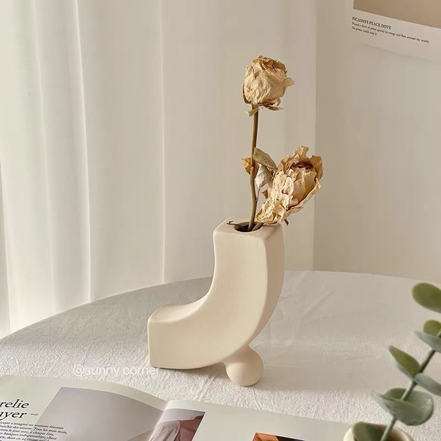 Stylizowany betonowy kształt U do formowania artystycznego wazonu, świecznika, tynku, dekoracyjnej wazy domowej w stylu skandynawskim - Wianko - 2
