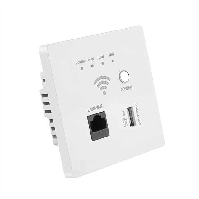 Bezprzewodowe gniazdo WiFi z funkcją Repeatera i Routerem - 300Mbps, USB, 220V - Wianko - 3