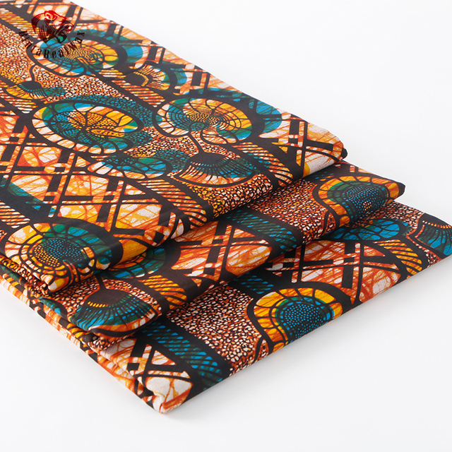 BintaRealWax - afrykańska tkanina bawełniana Ankara - najnowszy wzór do szycia odzieży - Wianko - 11