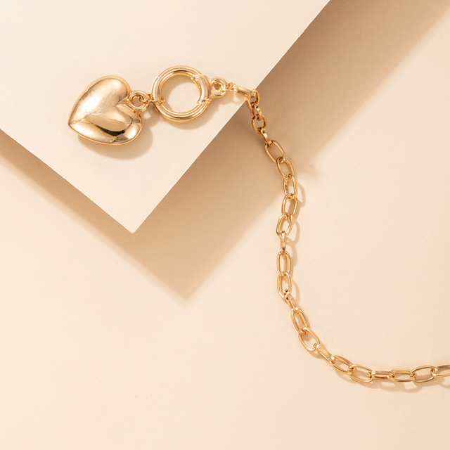 Bransoletka łańcuszkowa Tocona dla kobiet w modnym złotym kolorze - geometryczny design - Wianko - 4