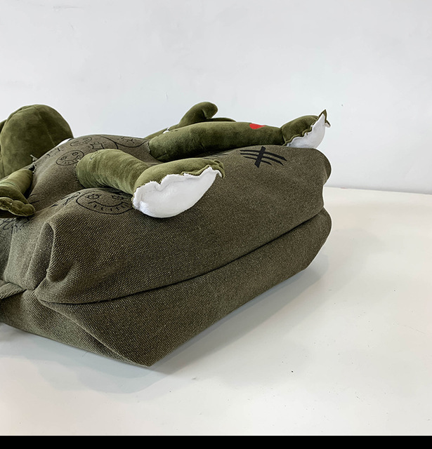 Uniwersalny plecak wspinaczkowy z dużą pojemnością - płótno, Graffiti, żaba - Wianko - 29