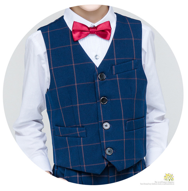 Anglia - smokingowy garnitur chłopięcy dla ucznia, ubranko z butiku 2022, rozmiar: 6-17 RKS194021 - Wianko - 13