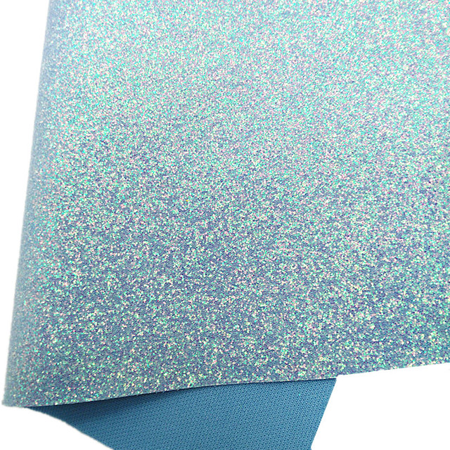 Skóra syntetyczna z miękkim rozciągliwym podkładem i brokatem w neonowych kolorach - 21x29CM - Wianko - 4