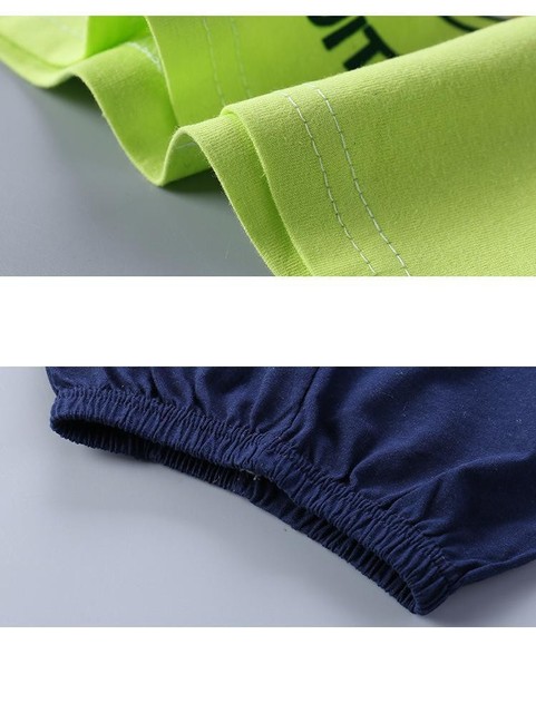 Zestaw dziecięcych ubrań letnich z krótkim rękawem, wykonanych z czystej bawełny - dziewczyny: sweter z okrągłym kołnierzem, chłopcy: garnitur bez rękawów 2021 - Wianko - 9