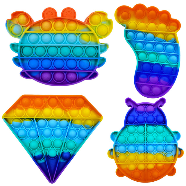 Zabawka antystresowa Rainbow Push Bubble do złagodzenia stresu i pobudzenia zmysłów - Wianko - 6