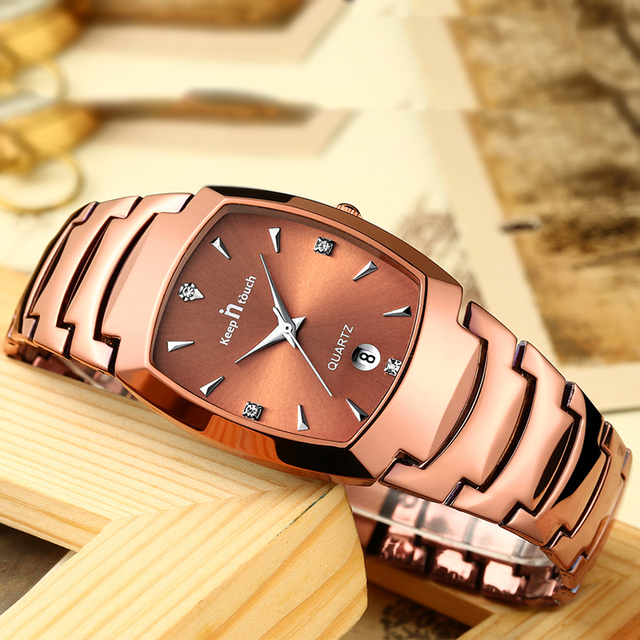 Zegarek męski luksusowy ze stali nierdzewnej, kwadratowy, wodoodporny, z datownikiem - Wianko - 4