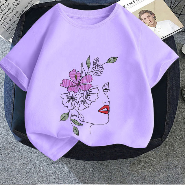 Koszulka dziecięca z krótkim rękawem, 2 kolory lato 2021, słodki wzór dla chłopca i dziewczynki - Wianko - 7
