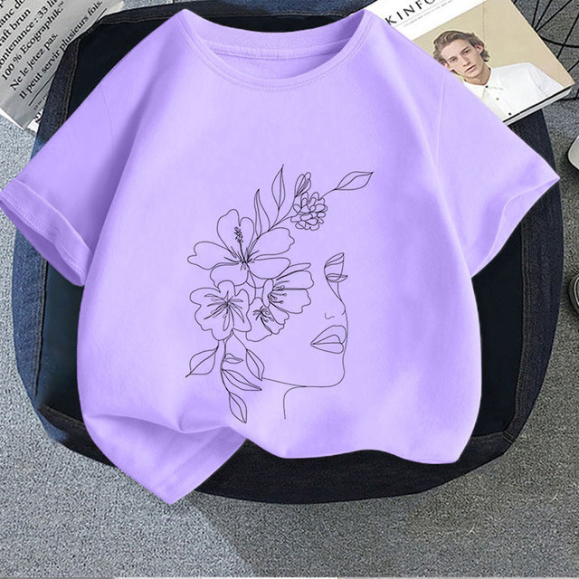 Koszulka dziecięca z krótkim rękawem, 2 kolory lato 2021, słodki wzór dla chłopca i dziewczynki - Wianko - 9