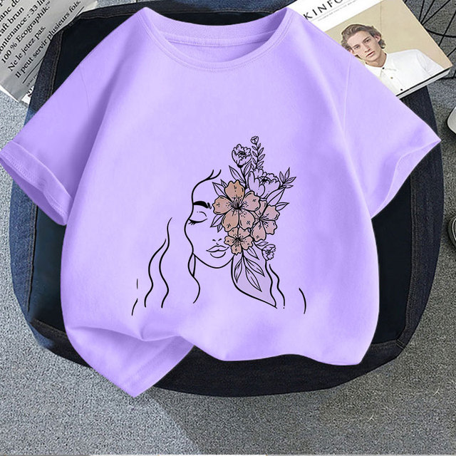 Koszulka dziecięca z krótkim rękawem, 2 kolory lato 2021, słodki wzór dla chłopca i dziewczynki - Wianko - 17