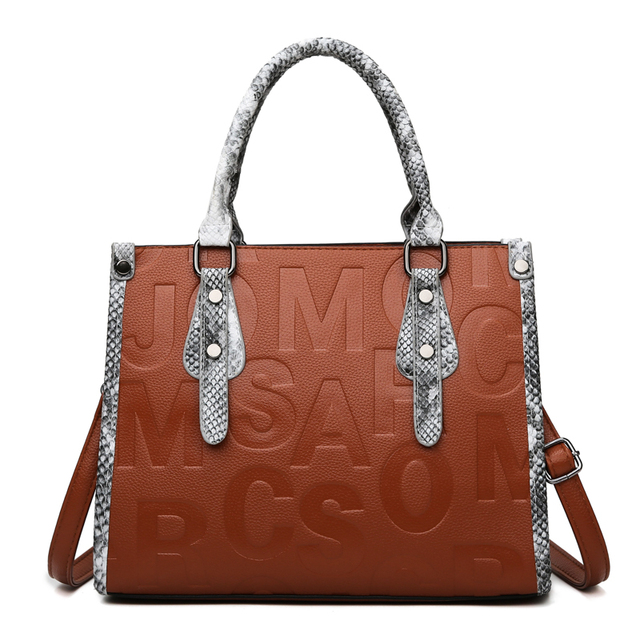 Luksusowa torba na ramię dla kobiet - duża pojemność, projektant mody, skórzana, casualowa - Wianko - 9