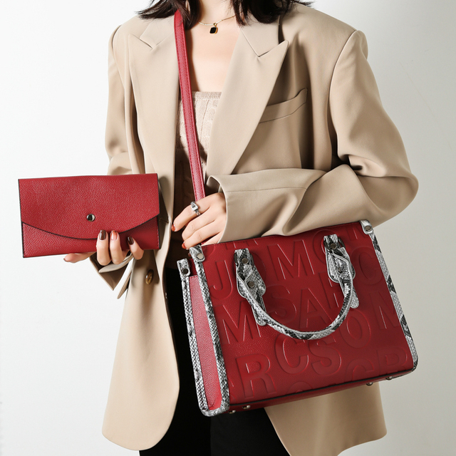 Luksusowa torba na ramię dla kobiet - duża pojemność, projektant mody, skórzana, casualowa - Wianko - 30