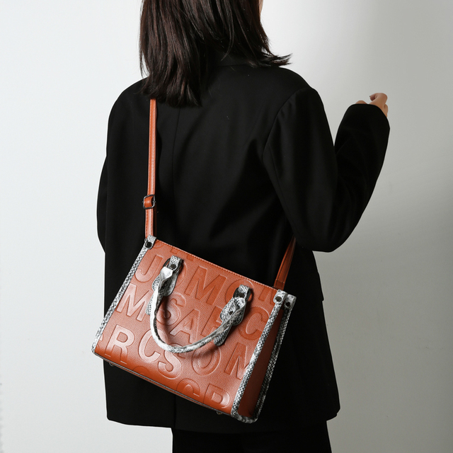 Luksusowa torba na ramię dla kobiet - duża pojemność, projektant mody, skórzana, casualowa - Wianko - 26