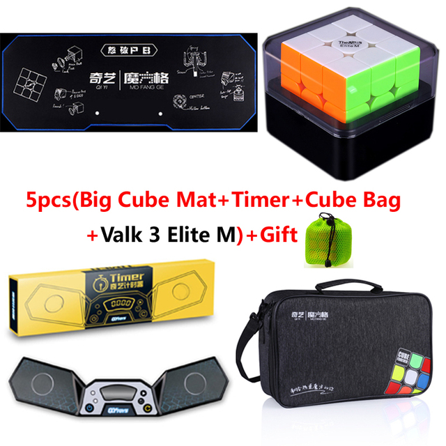 Qiyi Mofangge Cube Set - Mata, Timer, Valk3 Elite - Magiczne kostki 2x2-7x7 - Torba - Gry edukacyjne dla dzieci - Wianko - 20