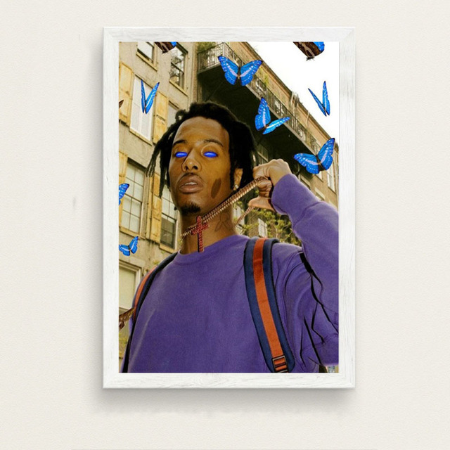Popularny album muzyczny Playboi Carti – motywy gwiezdne, malarstwo na płótnie, plakat dekoracyjny do domu | Hip-hop, rap | Wzrost jakości dekoracji wnętrz - Wianko - 14