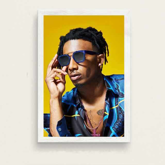 Popularny album muzyczny Playboi Carti – motywy gwiezdne, malarstwo na płótnie, plakat dekoracyjny do domu | Hip-hop, rap | Wzrost jakości dekoracji wnętrz - Wianko - 9