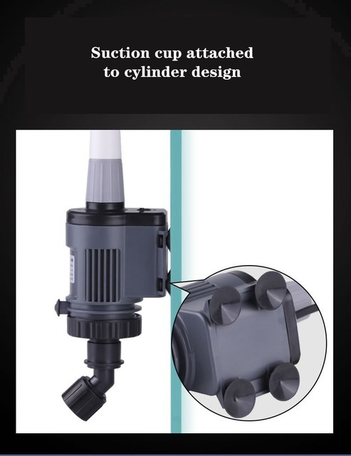 Pompa do czyszczenia akwarium z funkcją zmiany wody i syfonowaniem Vcuum - Wianko - 8