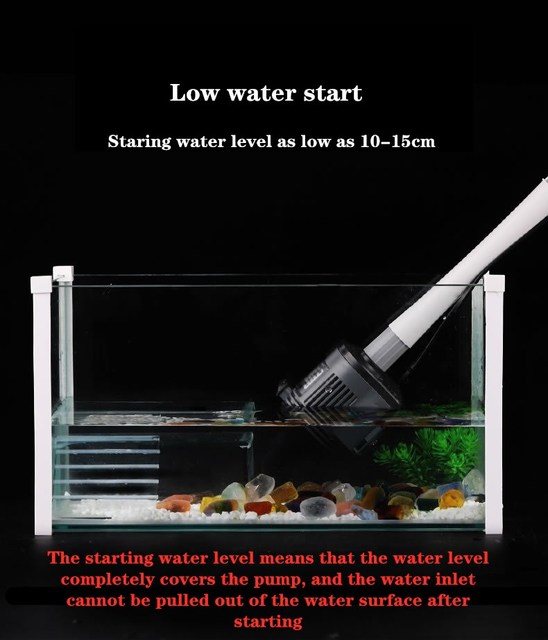 Pompa do czyszczenia akwarium z funkcją zmiany wody i syfonowaniem Vcuum - Wianko - 5