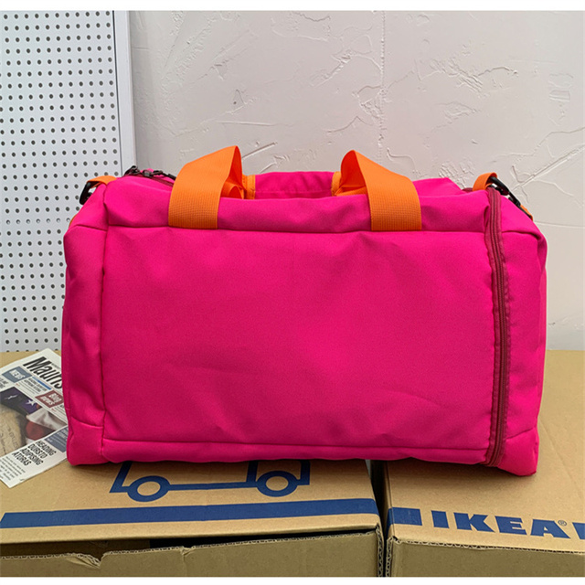 Torba podróżna Fitness plecak damska - różowy, dużej pojemności, z workami na buty, sucha/mokra separacja - Wianko - 4