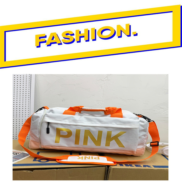 Torba podróżna Fitness plecak damska - różowy, dużej pojemności, z workami na buty, sucha/mokra separacja - Wianko - 23