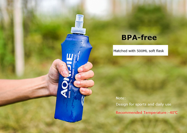 AONIJIE Marathon Race Running Torba na wodę z ręcznym uchwytem i systemem hydracyjnym - Hydra Fuel Soft Flask - Wianko - 4