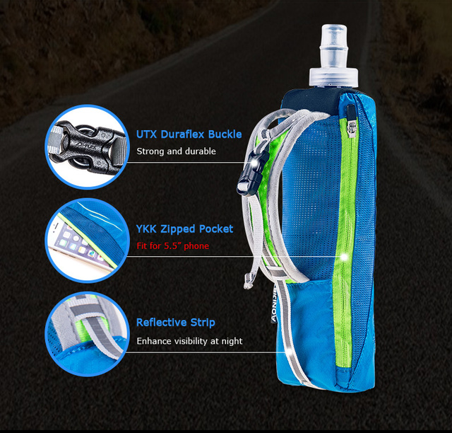 AONIJIE Marathon Race Running Torba na wodę z ręcznym uchwytem i systemem hydracyjnym - Hydra Fuel Soft Flask - Wianko - 6
