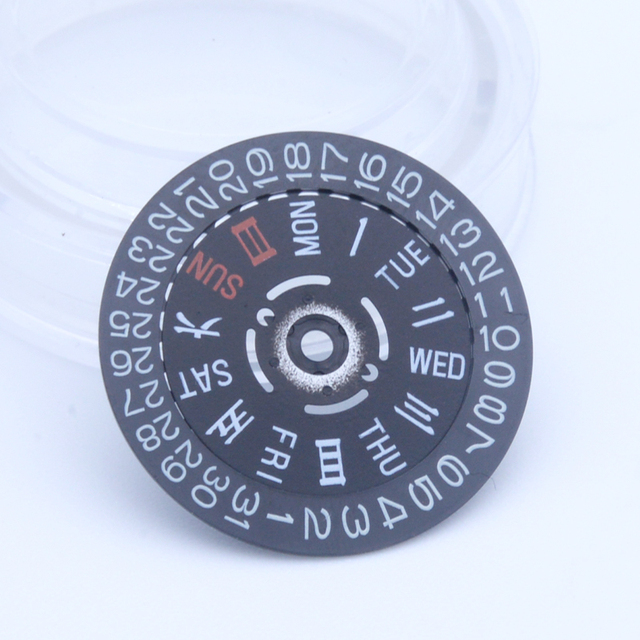 Zegarek kanji angielski NH36 z ruchem wybierania dzień/data, pasujący do Seiko SKX007 SKX009 - człowiek, do naprawy zegarków - Wianko - 4