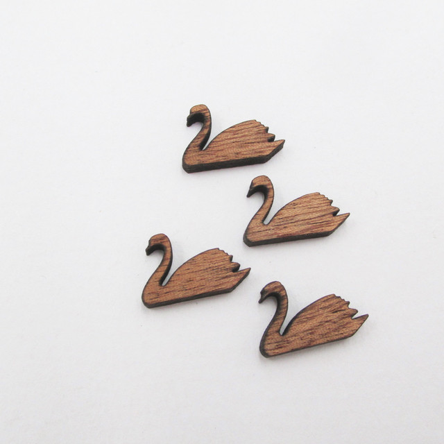 Miniaturowy laser do cięcia drewna w kształcie kaczki kot Swan dostawca elementów ozdobnych do biżuterii - Wianko - 8