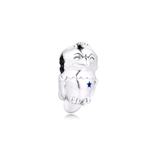 American Bald Eagle Charm 925 Sterling Srebrna Biżuteria dla Bransoletki Pandora - Metalowe Koraliki do Tworzenia Biżuterii Bijoux 2020 - Wianko - 1