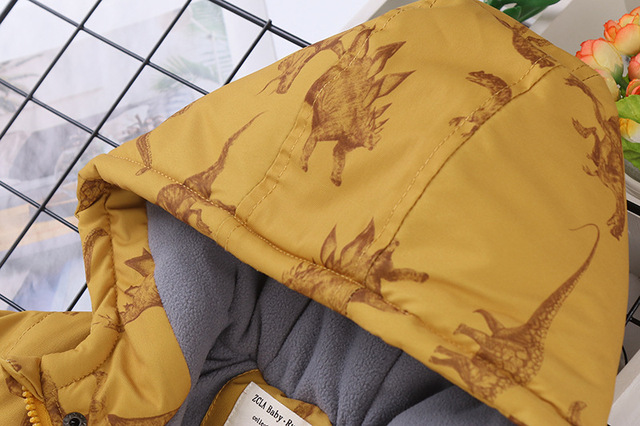 Dziecięca kurtka puchowa z kapturem w kamuflażu dla chłopców - Wianko - 17