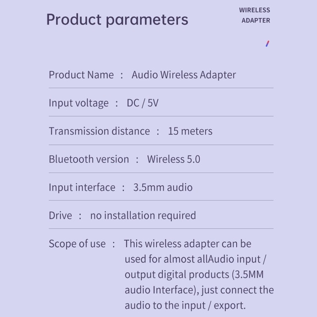 Adapter bezprzewodowy Bluetooth USB 5.0 kompatybilny z komputerem stacjonarnym - Mini nadajnik odbiornik Bluetooth 3.5 mm dla muzyki - Wianko - 24