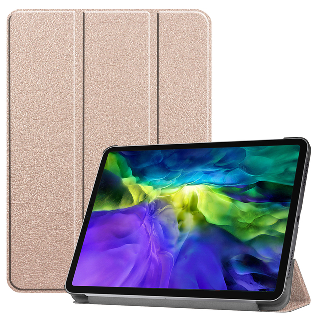 Pokrowiec na iPad Pro 11 (II generacja, 2020) z PU skóry, lekki, stojący, składany - Wianko - 19