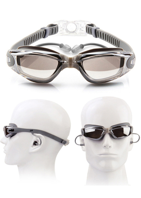 Nowe pływackie okulary Ocean Sea dla dorosłych - antywmgowe, z filtrem UV, wodoodporne, regulowane - Wianko - 2