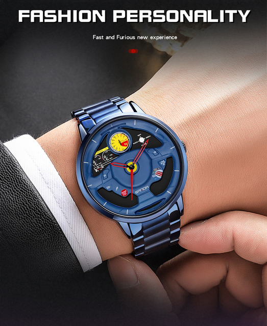 Męski zegarek luksusowej marki, wodoodporny do 30m, kwarcowy, idealny na co dzień - Relogio Masculino 2021 - Wianko - 4