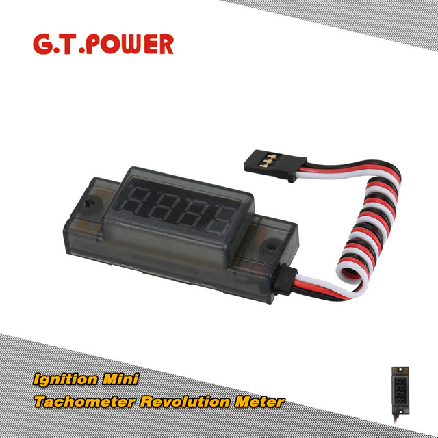 Miernik obrotów G.T.POWER Mini zapłon RC CDI benzyna gaz samochód silnikowy - tester prędkości - Wianko - 3