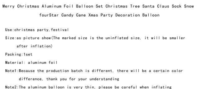 Zestaw dekoracji balonów na bożonarodzeniowe przyjęcie - Wesołe święta: balon choinka Święty Mikołaj skarpety śnieg cukierek laska - Wianko - 1