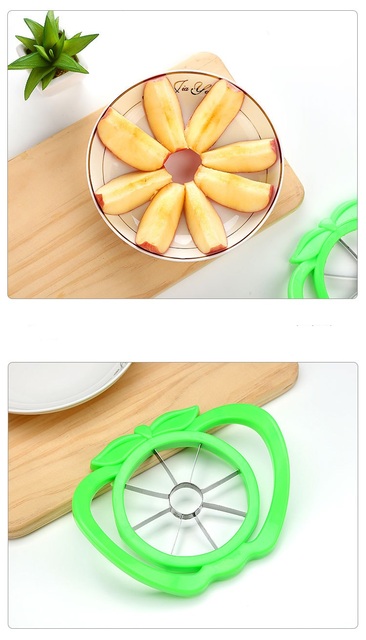 Krajalnica do jabłek i gruszek Corer Cutter z dzielnikiem - narzędzie kuchenne do rozdrabniania i obierania owoców - Wianko - 5