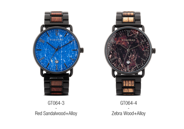 Luksusowy zegarek BOBO ptak drewno Auto data Starry Sky - moda męska, japoński zegarek kwarcowy - Wianko - 2