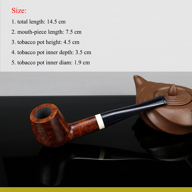 Wysokiej jakości fajka do tytoniu Briar, prosta rura, filtry 9mm, wybór modelu fajki - Wianko - 3