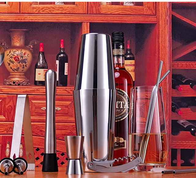 Zestaw barmański Shaker do koktajli akrylowy uchwyt DIY Home garnitur do napojów mieszanych Martini - idealny prezent - Wianko - 12