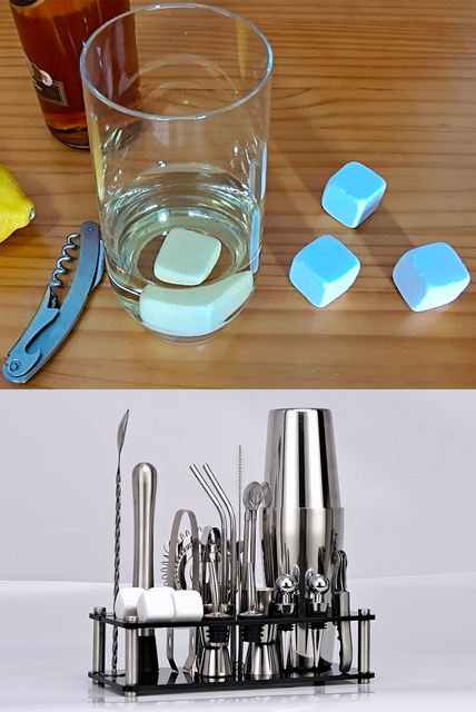 Zestaw barmański Shaker do koktajli akrylowy uchwyt DIY Home garnitur do napojów mieszanych Martini - idealny prezent - Wianko - 14