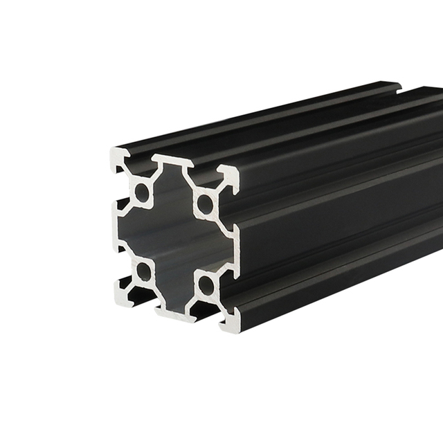 Czarny podwójny narożny wspornik 4040 V-slot do drukarek 3D CNC 100-1000mm - Wianko - 32