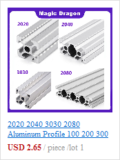 Czarny podwójny narożny wspornik 4040 V-slot do drukarek 3D CNC 100-1000mm - Wianko - 1