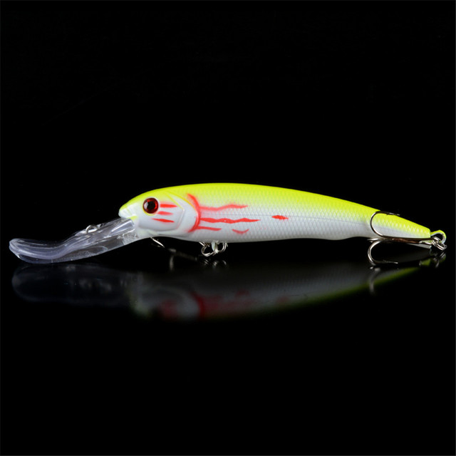 Przynęta do łowienia ryb Minnow 30g, 16.5cm, Japonia, Deepswim, słonowodna, twarda, 3D oczy, plastikowe korba, Swimbait, tonący wobler - Wianko - 24