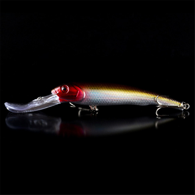 Przynęta do łowienia ryb Minnow 30g, 16.5cm, Japonia, Deepswim, słonowodna, twarda, 3D oczy, plastikowe korba, Swimbait, tonący wobler - Wianko - 18