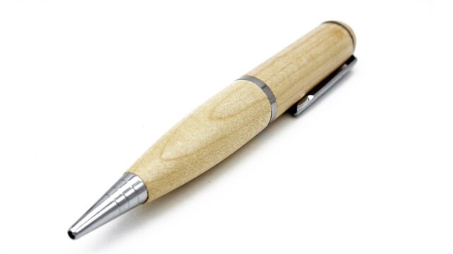 Długopis Signature drewniany dysk USB 128GB pen-drive 64GB 32GB 16GB 8GB 4GB - Wianko - 3