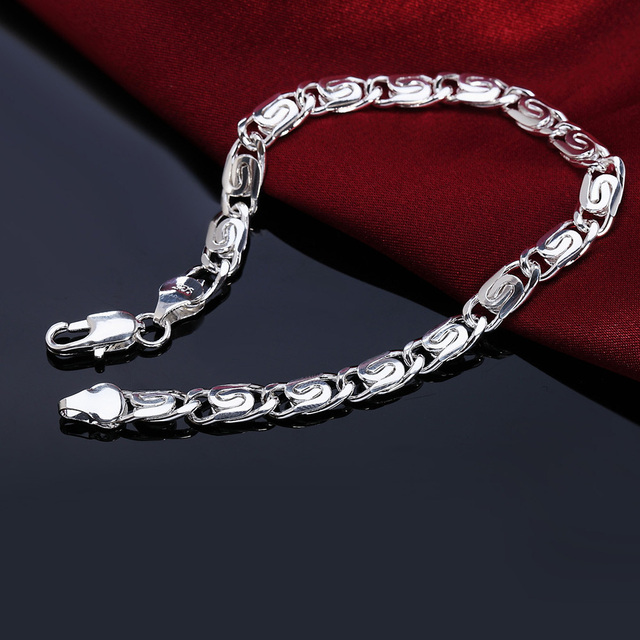 Bransoletka charms vintage 925 srebro dla kobiet - Wianko - 2