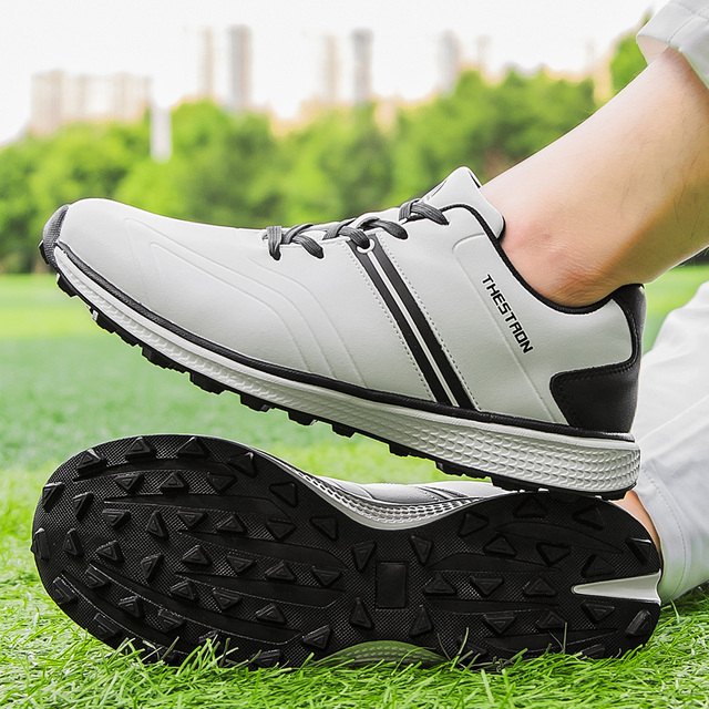 Wodoodporne męskie buty do golfa BINBINNIAO - profesjonalne, lekkie obuwie sportowe - Wianko - 20